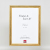 Cornice in legno Effect Profilo 44 Oro 18x27 cm con vetro antiriflesso