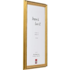 Cornice per foto in legno effect Profilo 44 Oro 30x40 cm con vetro antiriflesso