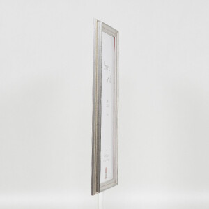 Cornice in legno Effect Profilo 44 Argento 45x80 cm Vetro Antiriflesso