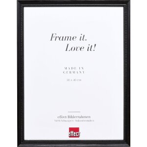 Cornice in legno Effect Profilo 48 Nero 9x13 cm Vetro...