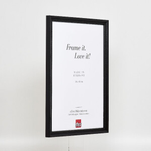 Cornice in legno Effect Profilo 48 Nero 9x13 cm Vetro Antiriflesso