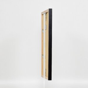 Cornice per foto in legno effetto Profil 48 nera 13x18 cm