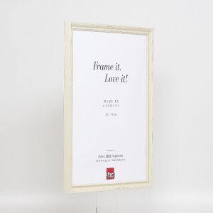 Cornice per foto in legno Effect Profilo 48 Bianco 13x18 cm Vetro Antiriflesso