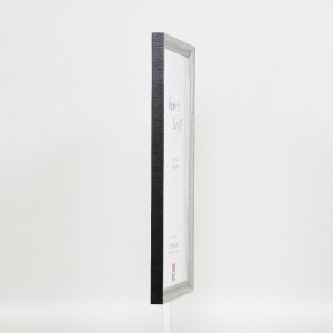 Cornice per foto in legno Effect Profilo 48 Argento 28x35 cm vetro antiriflesso