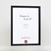 Cornice per foto in legno Profilo 48 Nero 29,7x42 cm Vetro antiriflesso