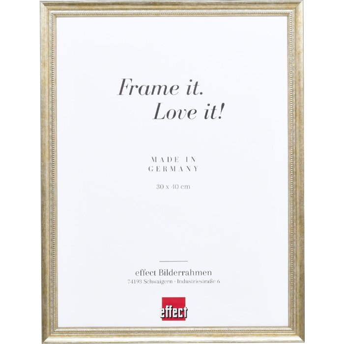 Cornice per foto in legno Effect Profilo 48 Oro 30x45 cm con vetro antiriflesso