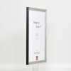 Cornice per foto in legno Effect Profilo 48 Argento 40x50 cm vetro antiriflesso