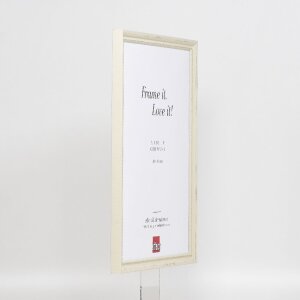 Cornice per foto in legno profilo 48 bianca 42x59,4 cm vetro antireflesso