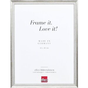 Cornice per foto in legno Effect Profilo 48 Argento 45x60...