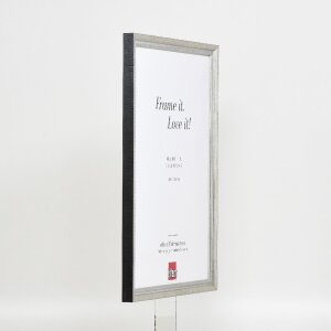 Cornice in legno Effect Profilo 48 Argento 50x70 cm Vetro Antiriflesso