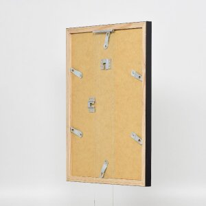 Cornice per foto in legno profilo 48 nera 30,5x91,5 cm vetro antiriflesso