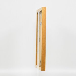 Cornice effetto legno Profilo 52 rovere 23x70 cm Vetro antiriflesso