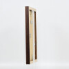 Cornice in legno effetto Profilo 52 testa di moro 45x60 cm vetro antiriflesso