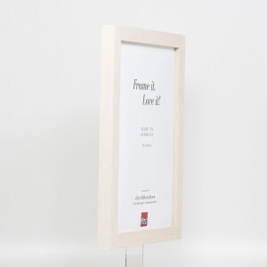 Cornice in legno ad effetto Profilo 52 bianco 50x50 cm Vetro antiriflesso