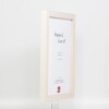 Cornice effetto legno Profilo 52 bianco 60x80 cm Vetro antiriflesso