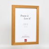 Cornice in legno a effetto Profilo 52 color rovere 30,5x91,5 cm vetro antiriflesso