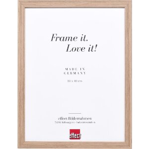 Cornice in legno Effect Profilo 54 Noce 18x32 cm Vetro...