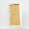 Cornice effetto legno profilo 55 bianco 7x10 cm vetro antiriflesso