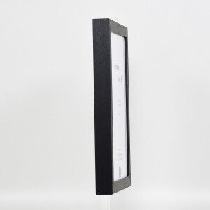 Cornice effetto legno profilo 55 nero 70x100 cm vetro antiriflesso