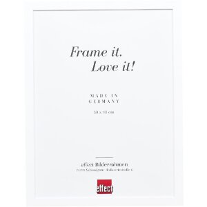 Cornice per foto in legno Effect Profilo 58 Bianco 40x40...