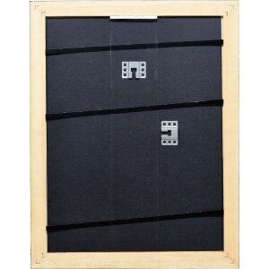 Effect Holzbilderrahmen Profil 64 braun 60x60 cm mit Antireflexglas