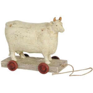 Figura di decorazione Clayre & Eef COW 14x7x12 cm