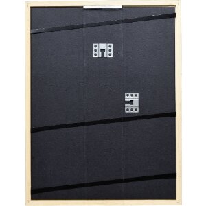 Effect Bilderrahmen Holz Profil 66 Schwarz 29,7x42cm mit Antireflexglas