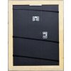 Effect Holzrahmen Profil 68 schwarz 50x100 cm mit Antireflexglas