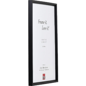 Cornice per foto in legno effect Profil 69 Nera 35x50 cm con vetro antiriflesso