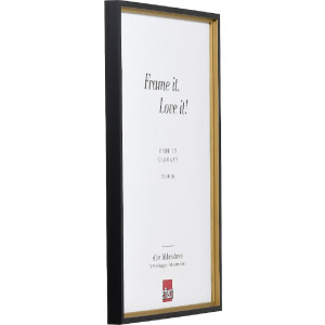 Cornice per foto in legno Effect Profilo 69 Oro 40x40 cm con vetro antiriflesso