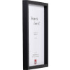 Cornice per foto in legno Effect Profilo 74 Nera 25x50 cm Vetro antiriflesso