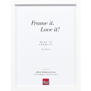 Cornice per foto in legno Effect Profilo 74 Bianco 35x100...