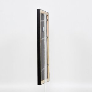 Cornice effetto legno profilo 85 nero 23x70 cm vetro antiriflesso