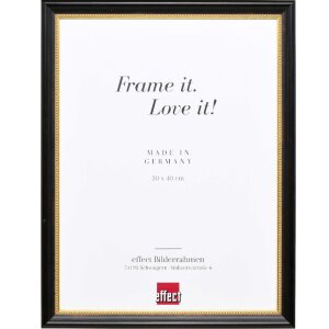 Cornice effetto legno profilo 85 nero 42x59,4 cm vetro...