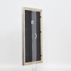 Cornice effetto legno profilo 85 argento 50x60 cm vetro antiriflesso