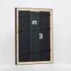 Cornice effetto legno profilo 85 nero 61x91,5 cm vetro antiriflesso