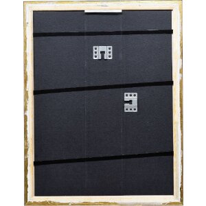 Cornice per foto in legno Effect Profilo 86 Barocco 60x80 cm nero-argento