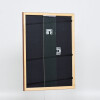 Cornice in legno effetto profilo 89 marrone scuro 13x13 cm vetro antiriflesso