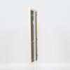 Telaio effetto legno profilo 89 bianco 18x32 cm vetro antiriflesso