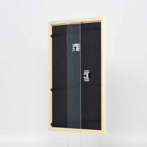 Telaio in legno effetto Profilo 89 bianco 25x60 cm vetro antiriflesso