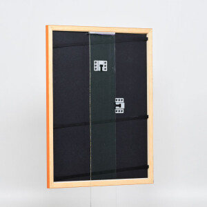 Telaio in legno effetto profilo 89 salmone 25x60 cm vetro antiriflesso