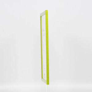 Telaio in legno effetto profilo 89 verde 27x48 cm vetro antiriflesso