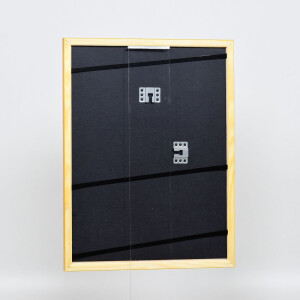 Telaio in legno effetto profilo 89 marrone chiaro 27x48 cm vetro antiriflesso