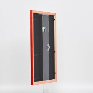 Telaio in legno effetto profilo 89 rosso 29,7x42 cm vetro antiriflesso