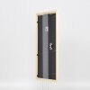 Telaio effetto legno profilo 89 bianco 35x50 cm vetro antiriflesso