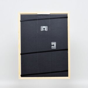 Telaio effetto legno profilo 89 bianco 40x60 cm vetro antiriflesso