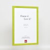 Cornice in legno effetto Profilo 89 verde 42x59,4 cm Vetro antiriflesso