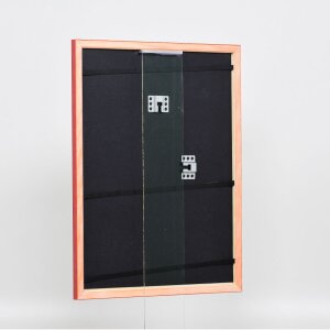 Effetto Telaio in legno Profilo 89 rosso 50x60 cm Vetro antiriflesso