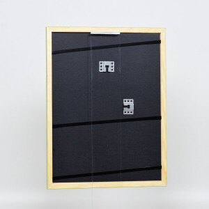 Telaio effetto legno profilo 89 verde 50x60 cm vetro antiriflesso