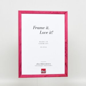 Telaio effetto legno profilo 89 viola 50x60 cm vetro antiriflesso